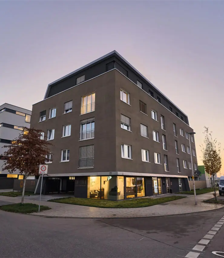 Das The Cloud Suite Apartments von außen.